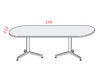 Table de réunion Travel