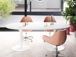 Table de réunion ovale Pop Panel