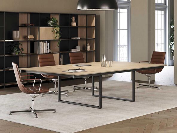 Table de réunion Be.1 avec extensions