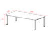 Table de réunion Asset 4X