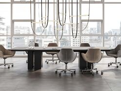 Table de réunion Ono placage bois