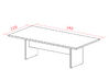 Table de réunion Asset