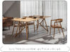 Table de réunion en bois massif Tink