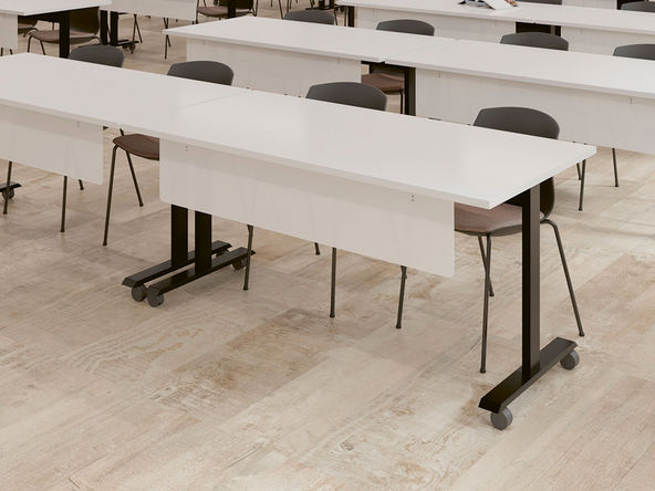 Table polyvalente rabattable Spot sur roulettes