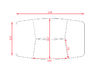 Grande table polyvalente rabattable Spot sur roulettes