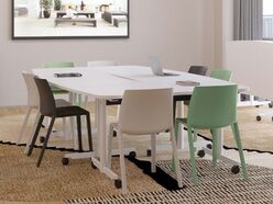 Table polyvalente rabattable Evolve XS sur roulettes SPLC