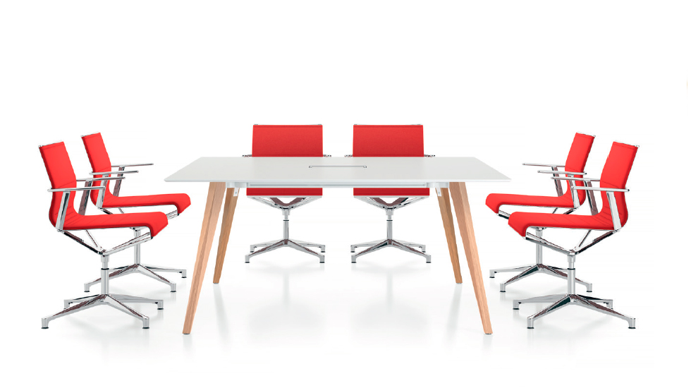 Table de réunion Bevel