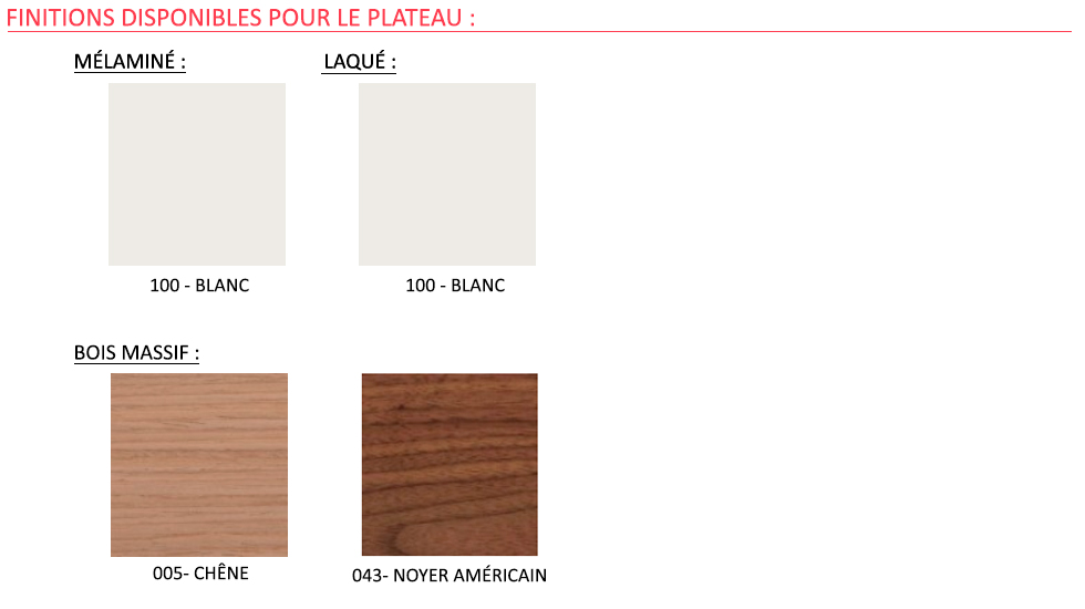 Table de réunion NoTable