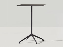 Table haute carrée Lex plan laqué