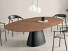 Table de réunion elliptique en placage Essens
