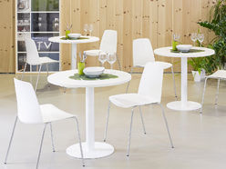Table de réunion ronde Flat