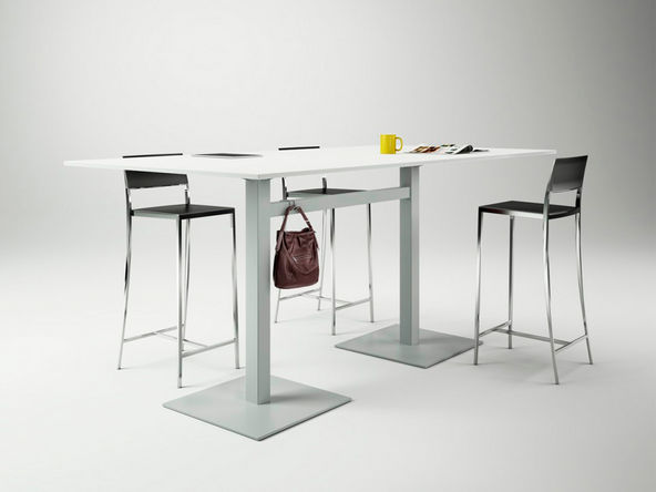 Table de réunion haute Quatro
