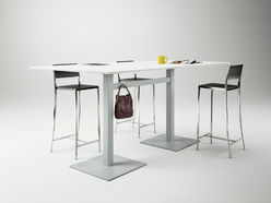Table de réunion haute Quatro