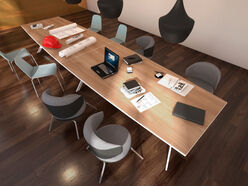 Table de conférence tonneau AXY-Line Y