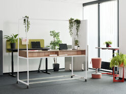 Table haute sur roulettes Wariant Meeting