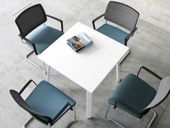 Table de réunion carrée Ghoja