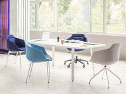 Table de réunion tonneau Ghoja