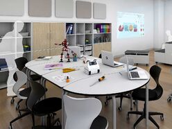 Table ovale polyvalente Wave