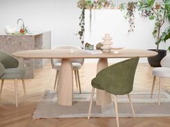 Table de réunion Blossom en bois massif