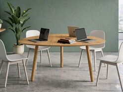 Table de réunion triangle Mads