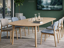 Table de réunion ovale Mads