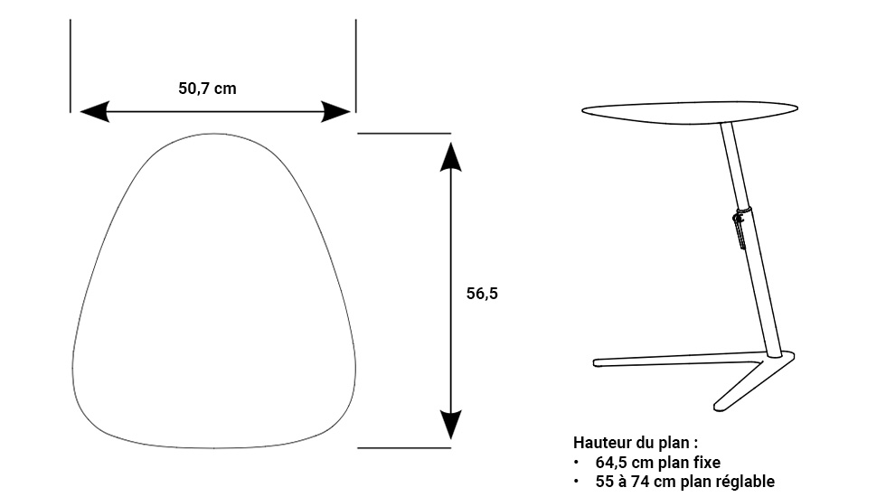 Table d’appoint Semu