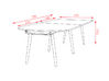 Table de réunion asymétrique Link