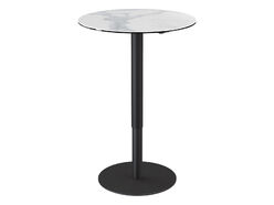 Table haute ronde réglable en hauteur Austin Lift
