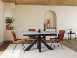 Table de réunion extensible Rosario en céramique