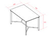 Table haute Clavis