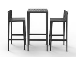 Ensemble table et tabourets hauts outdoor Spritz